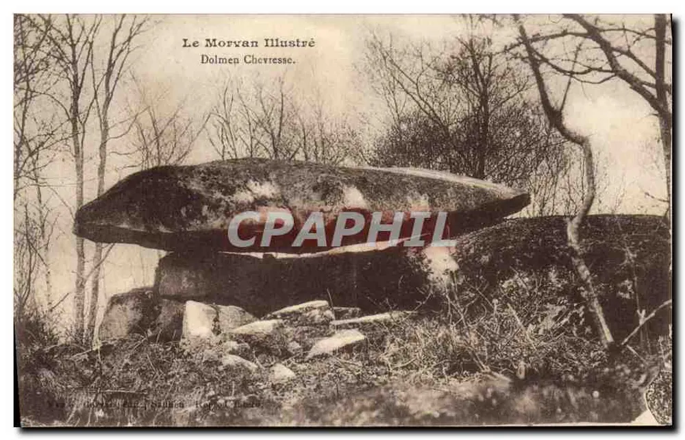 Dolmen Chcvresse — Le Morvan Illustré - Frente