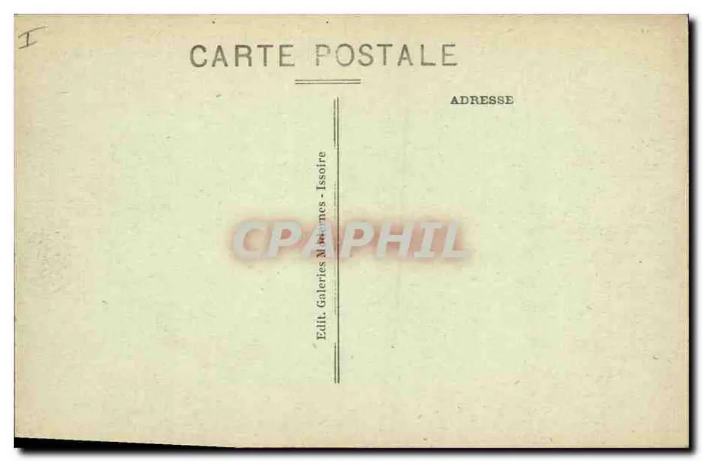 St-Nectaire pitoresco — O Dolmen (Mon. hist.) — Editor Galeries Matérmes, Issoire - Verso