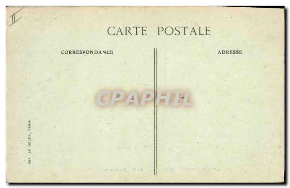 A Auvergne pitoresca — Dolmen de Saint-Nectaire — Editor B.P.D. n°2390 - Verso