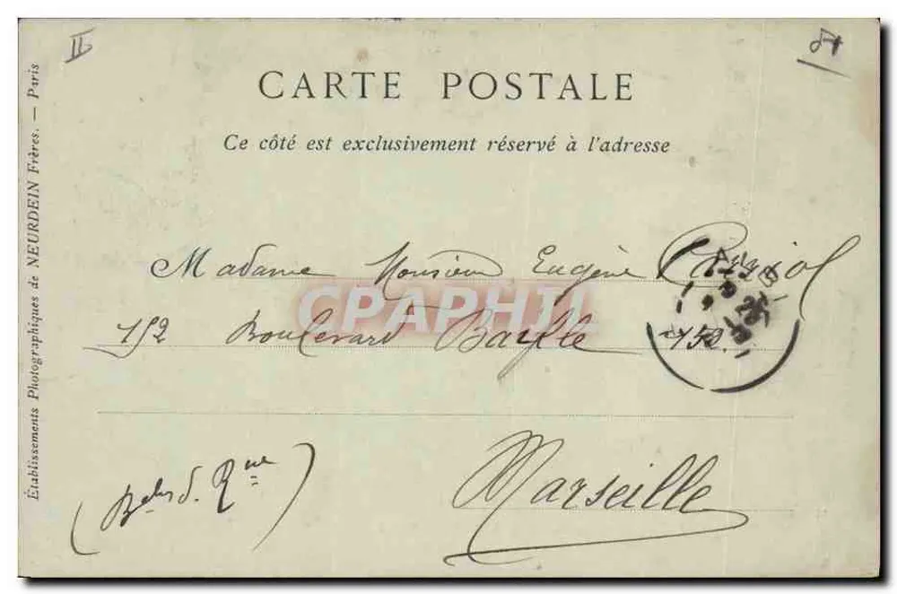 ALBI — Das Postamt und der Vigan-Platz — Collections ND Phot - Rückseite
