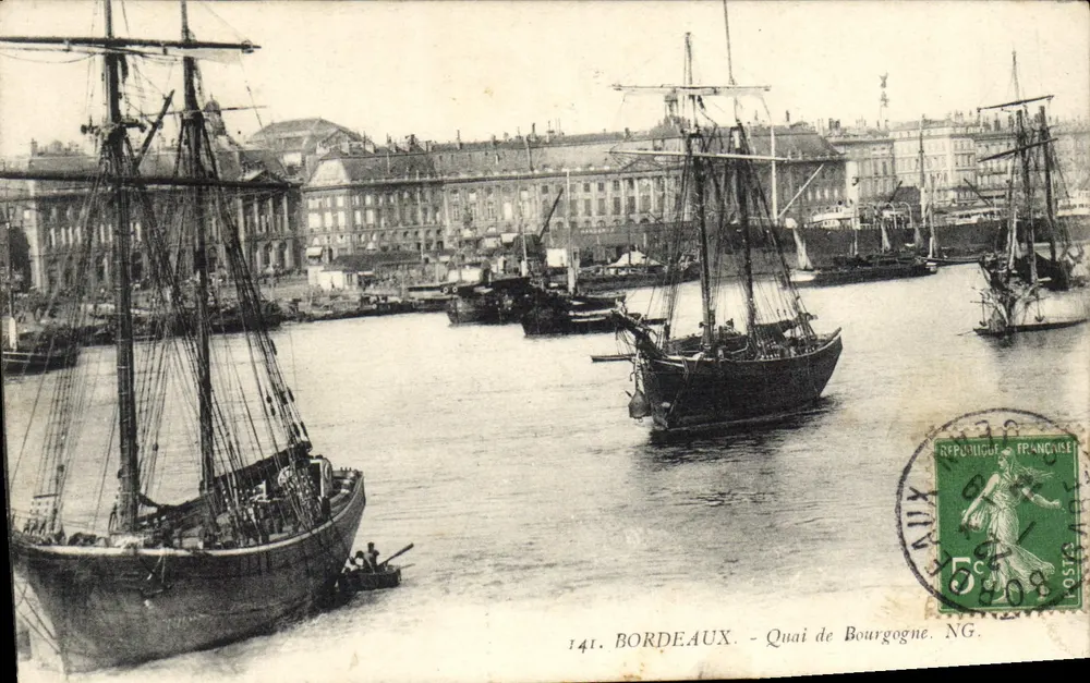 Bordeaux — Quai de Bourgogne — Photoart, Toulouse, n°141 - Vorderseite