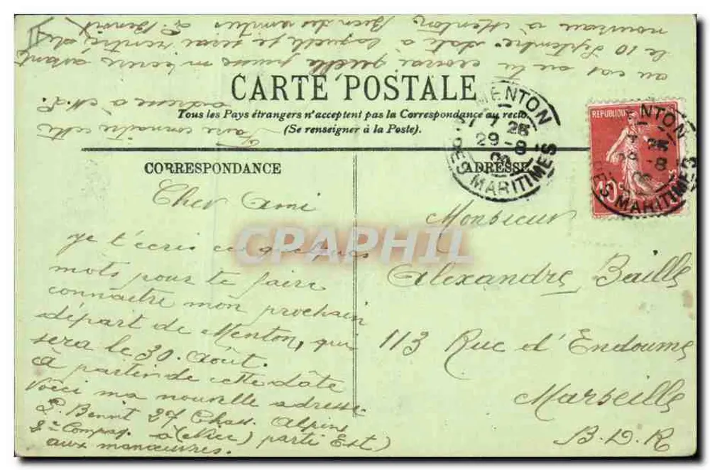 Menton — Port — LL. — n°25 - Rewers