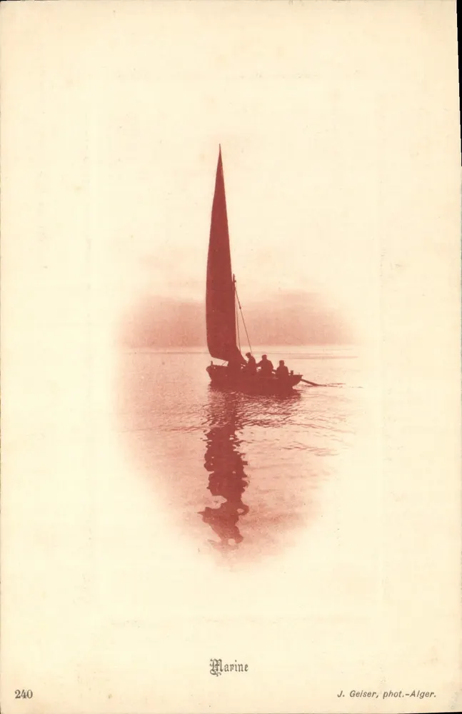 Marinha — Vela — J. Geiser, fot.—Argel - Frente