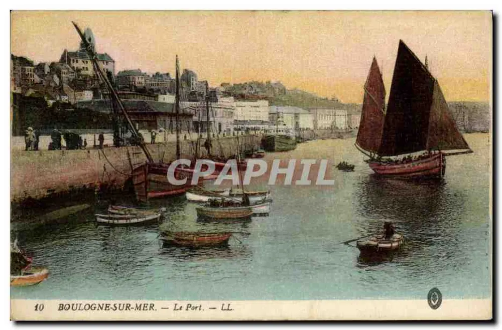 Boulogne-sur-Mer — Der Hafen — LL - Vorderseite