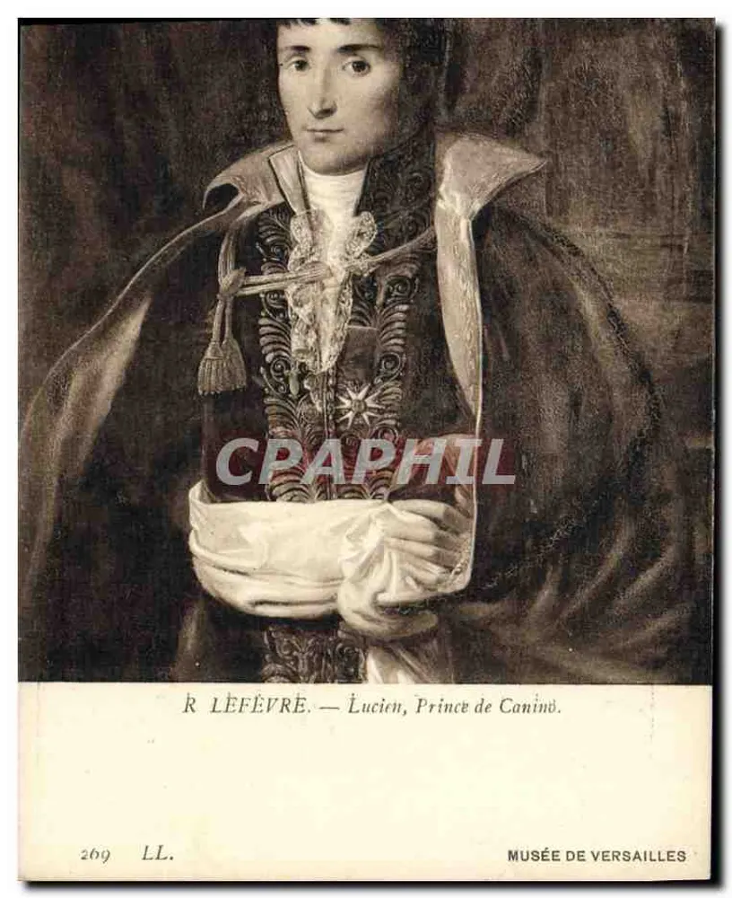 Lucien, Prinz von Canino — Portrait — R. Lefèvre — Musée de Versailles - Vorderseite