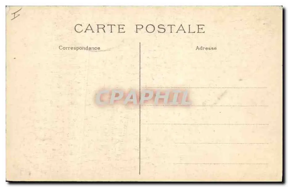 Bonaparte, Erster Konsul, in Malmaison — von Isabey — Serie 16, Verlag ABRILLE ASHNIÈRES - Rückseite