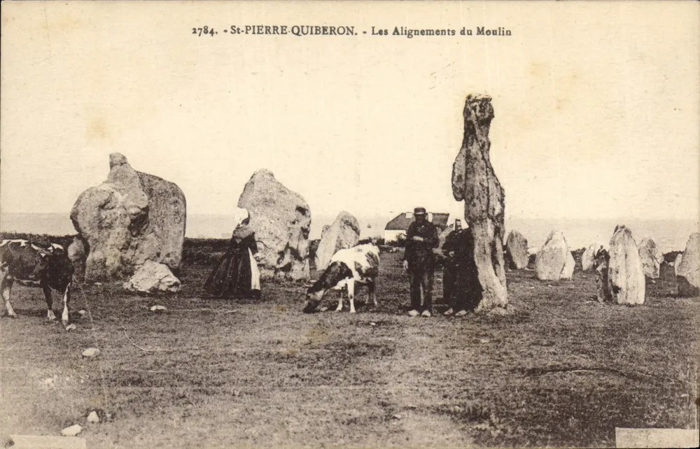 St-Pierre-Quiberon — Ausrichtung des Mühlen — n°2784 - Vorderseite