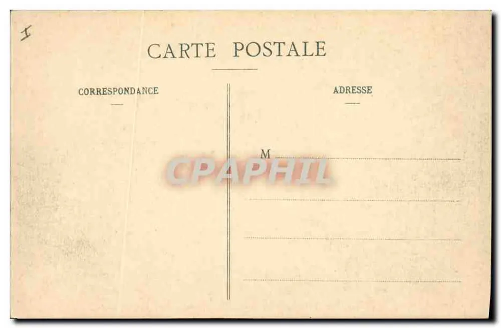 Sphinx der Druiden — Forêt de Fontainebleau — Verleger Franchard, n° 101 - Rückseite