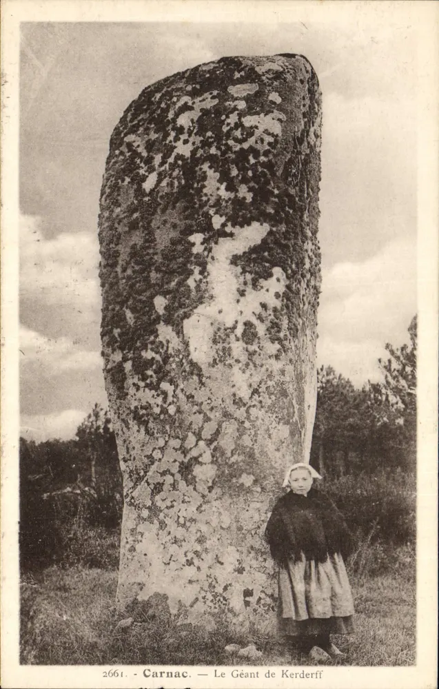 Carnac — O Gigante de Kerderff — Laurent-Nel Reannes, n°2661 - Frente