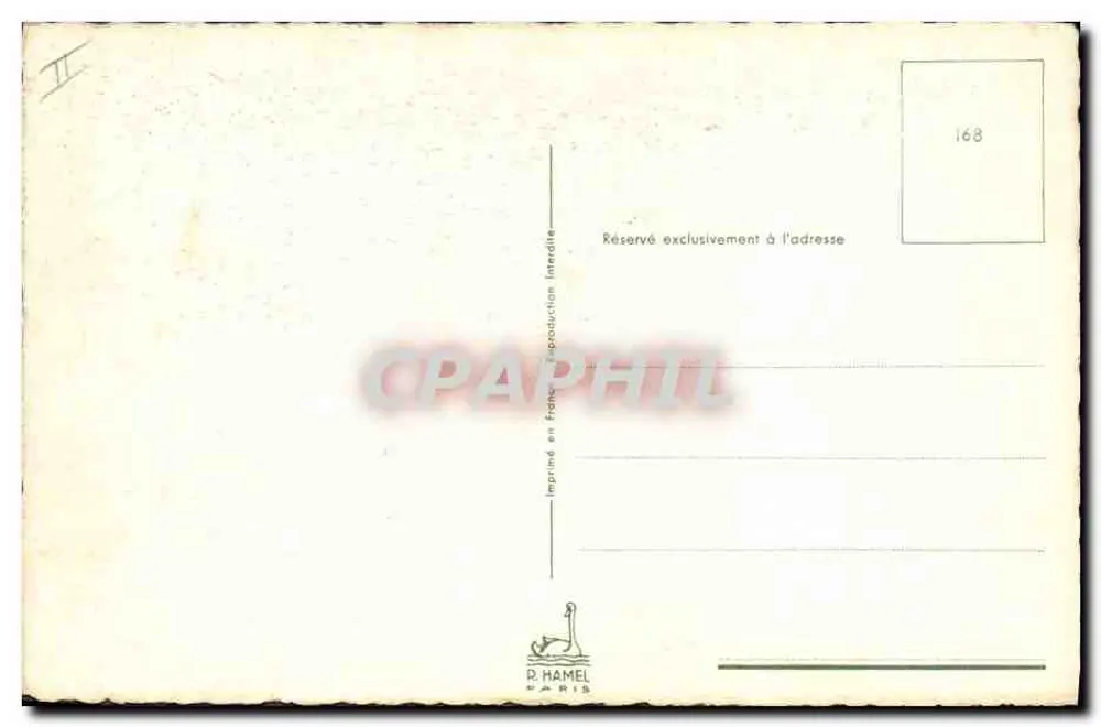 Kinder, die Blumen und eine Notiz überreichen — D. Hamel Paris — n°168 - Rückseite