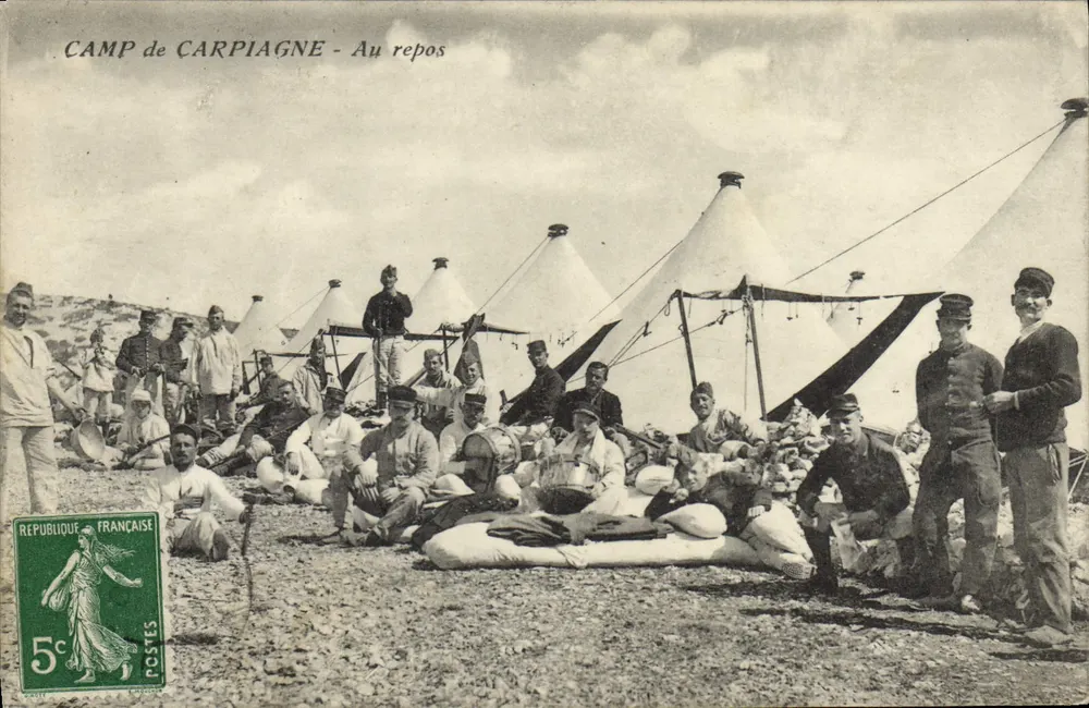 Camp de Carpiagne - Au repos — unbekannter Verlag, Seriennummer nicht sichtbar - Vorderseite