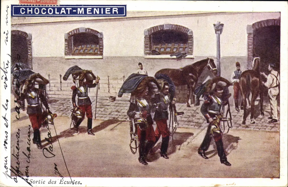 Saída das Estabecidas — Chocolat-Menier — Editor: Chocolat-Menier - Frente