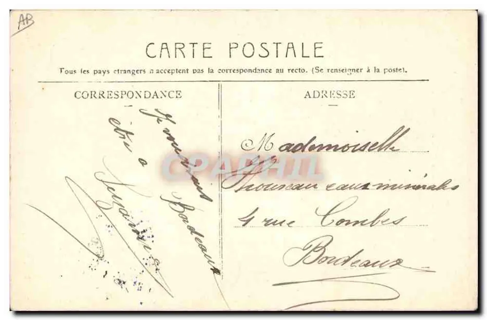 Cabeleiras de outrora — BAYEUX (Calvados) — Antiga Normandia - Verso