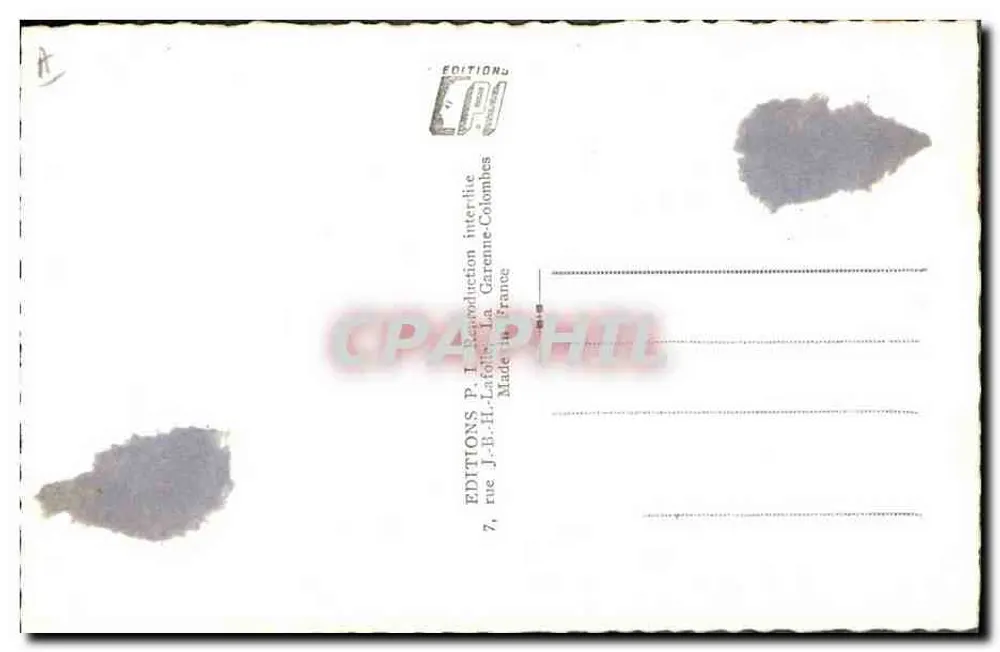 पॉल मेयूरिस — काले और सफेद चित्र — एडिटर सीएफए आर नंबर 168 - पीछे