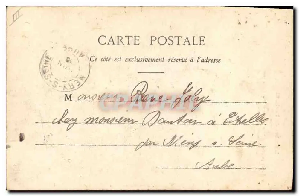 Der Schatten des Pochard — Phototype A. Bergoet & Co. Nanny — n° 90 - Rückseite