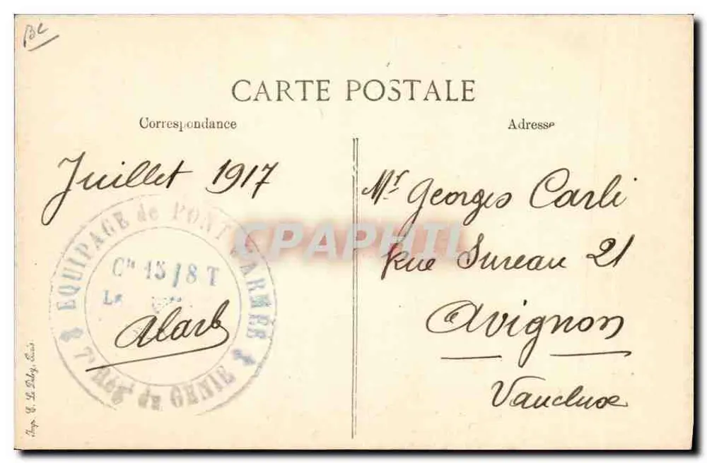 Rousbrugge-Haringhe — Das Windrad — 7. Ingenieur-Regiment - Rückseite