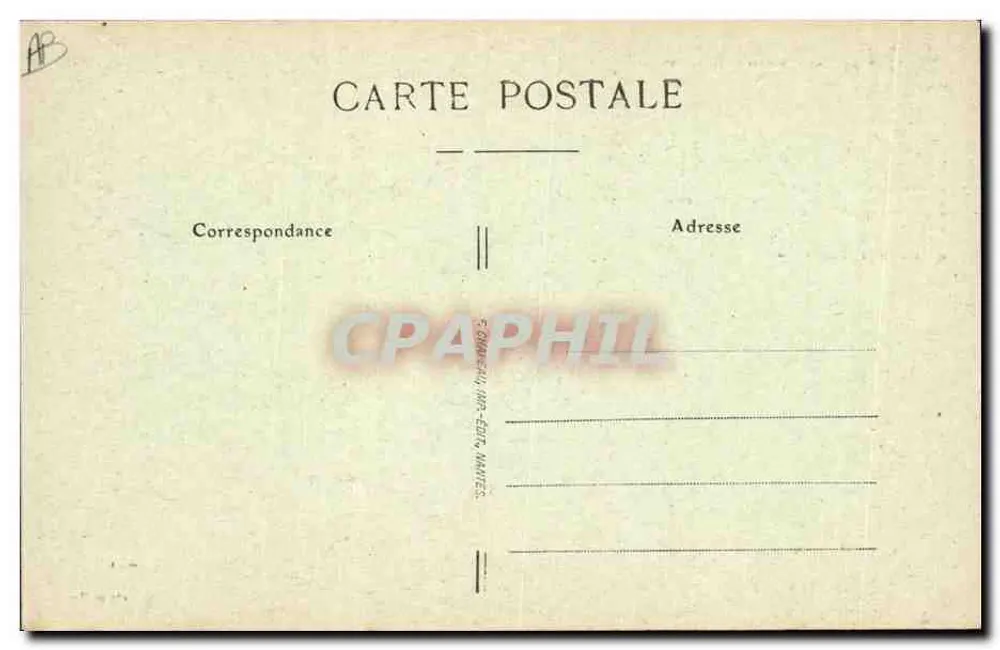 Guérande (Loire-Inf.) — Teufelsmühle, lokale Legende — Verlag S. GIRAUD, Nr. 178 - Rückseite