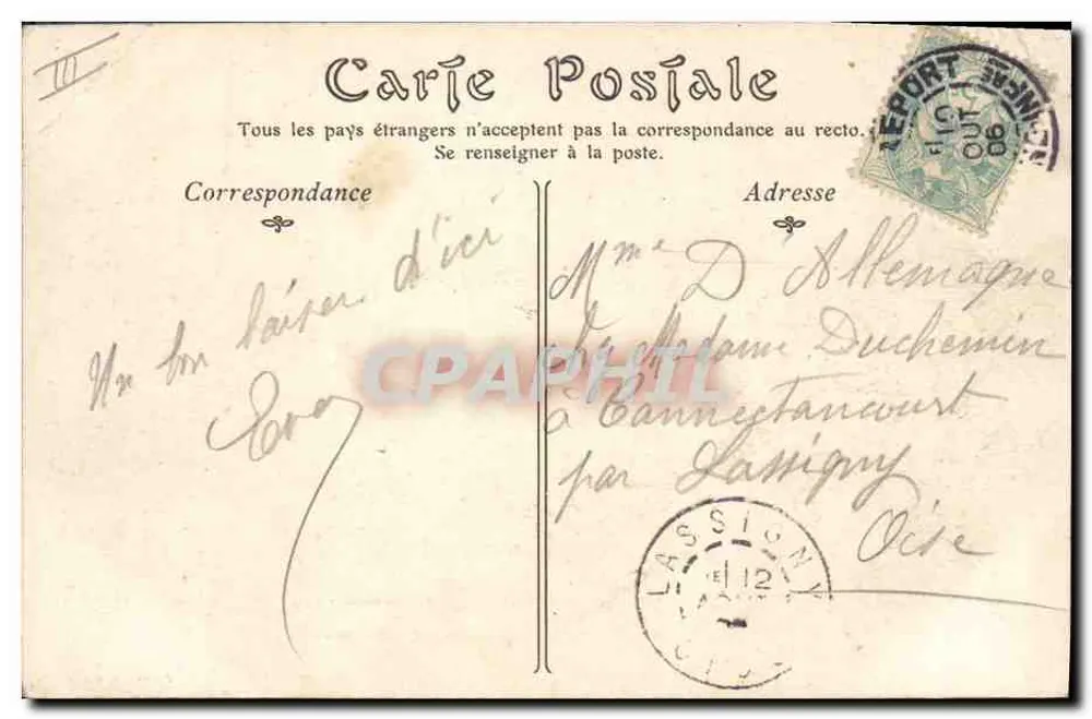 Le Tréport — Der Eingang zum Hafen — Éditeur Bourdais n°26 - Rückseite