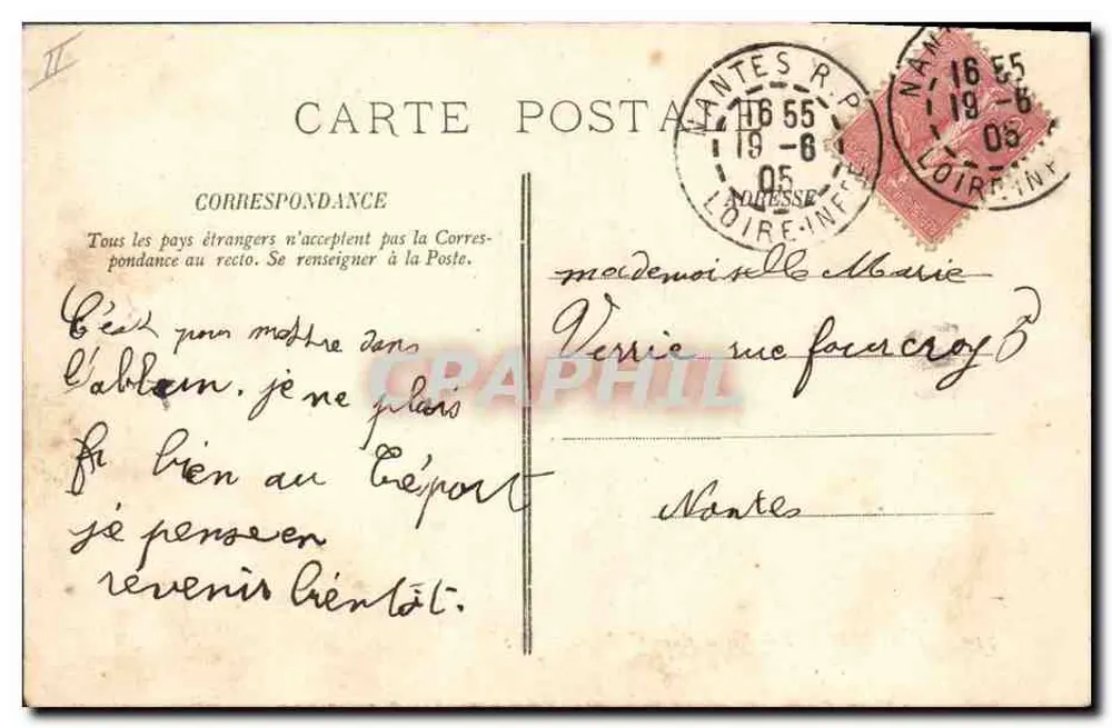 Le Tréport — Uitgang van een Goélette — LL. — N°74 - Achterkant