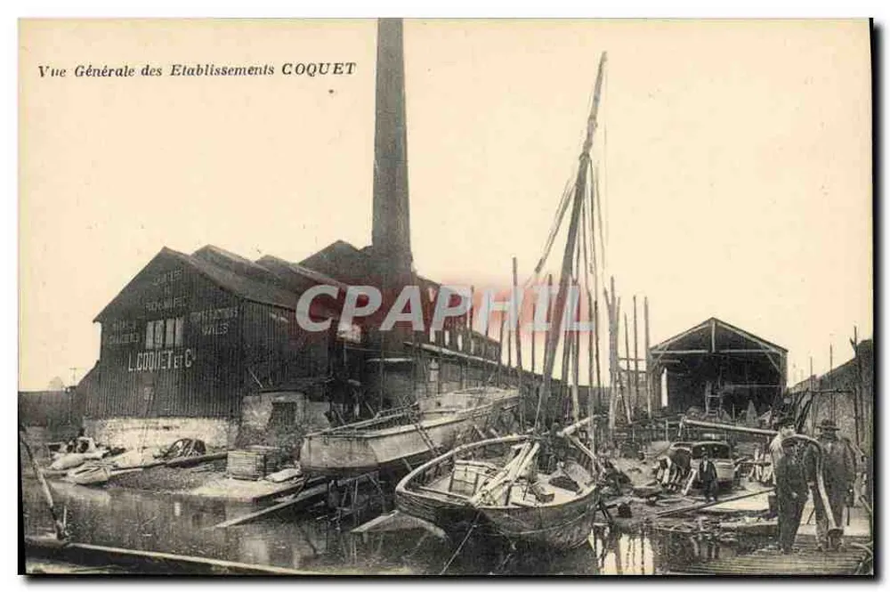 Allgemeiner Blick auf die COQUET-Anlagen — L. COQUET und Co. — Verlag nicht sichtbar - Vorderseite