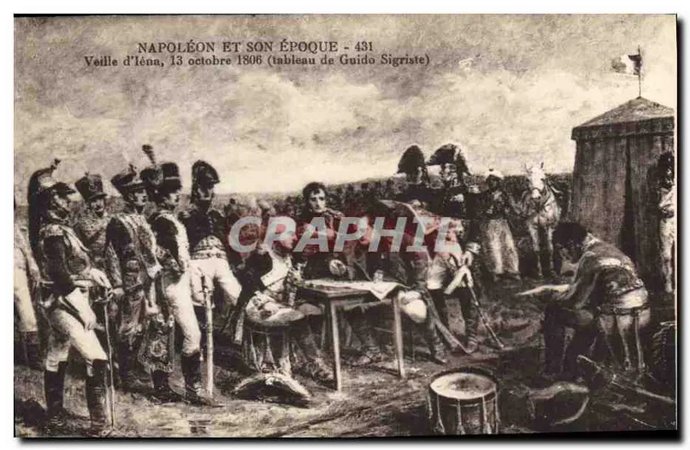 Napoleon und seine Zeit — Schlacht von Jena, 13. Oktober 1806 (Gemälde von Guido Sigriste) — Serie 431 - Vorderseite
