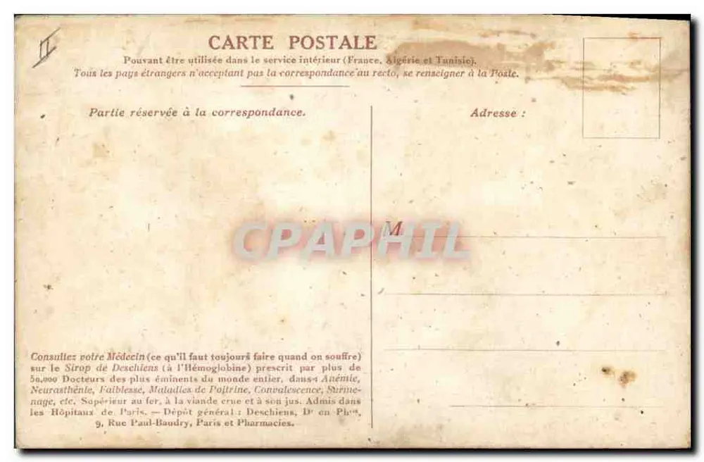 La Distribuzione degli Aquila — Giuramento dell'Armata all'Imperatore — Museo di Versailles — Deschiens, Editore - Verso