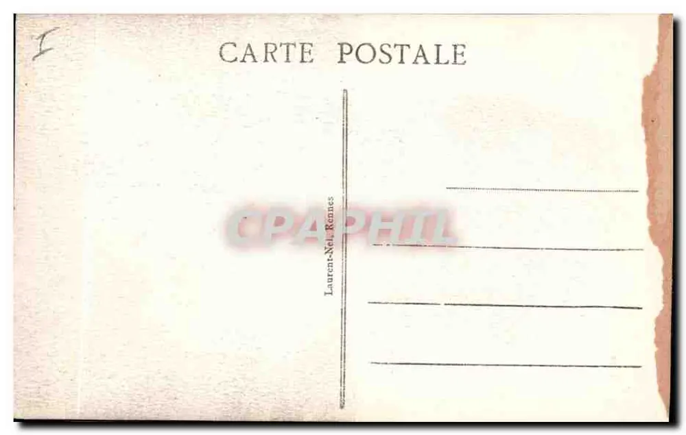 Carnac - Einer der Riesen von Ménec — Verlag Laurent-Net, n° 2359 - Rückseite