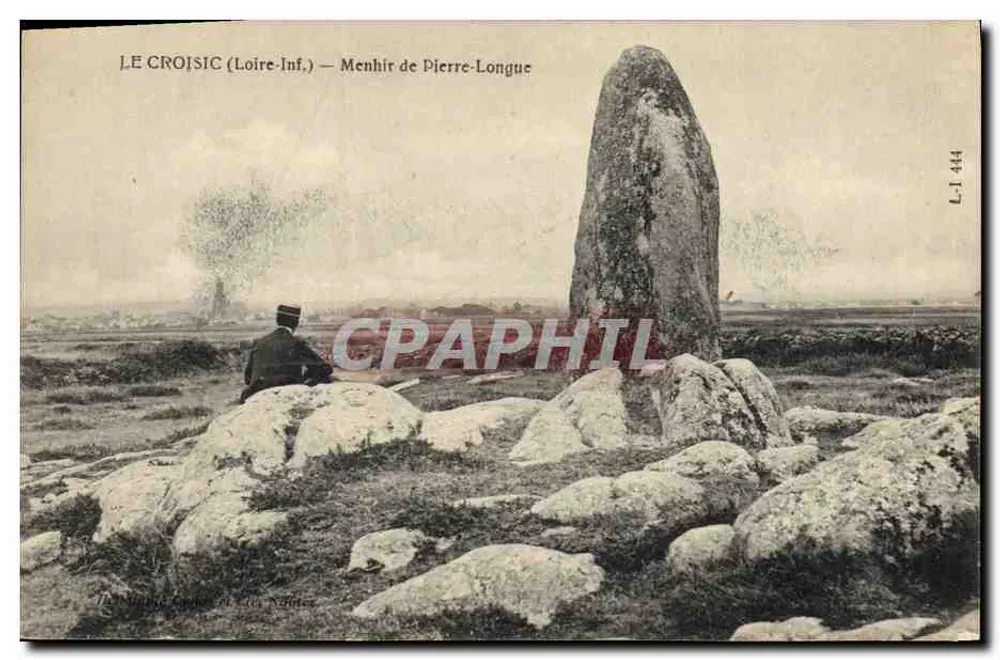 Le Croisic (Loire-Inf.) — Menhir de Pierre-Longue — L-I 444 - Vorderseite