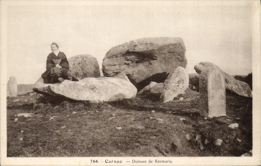 Carnac — Dolmen de Kermario — Laurunt-N° Rennes - Frente