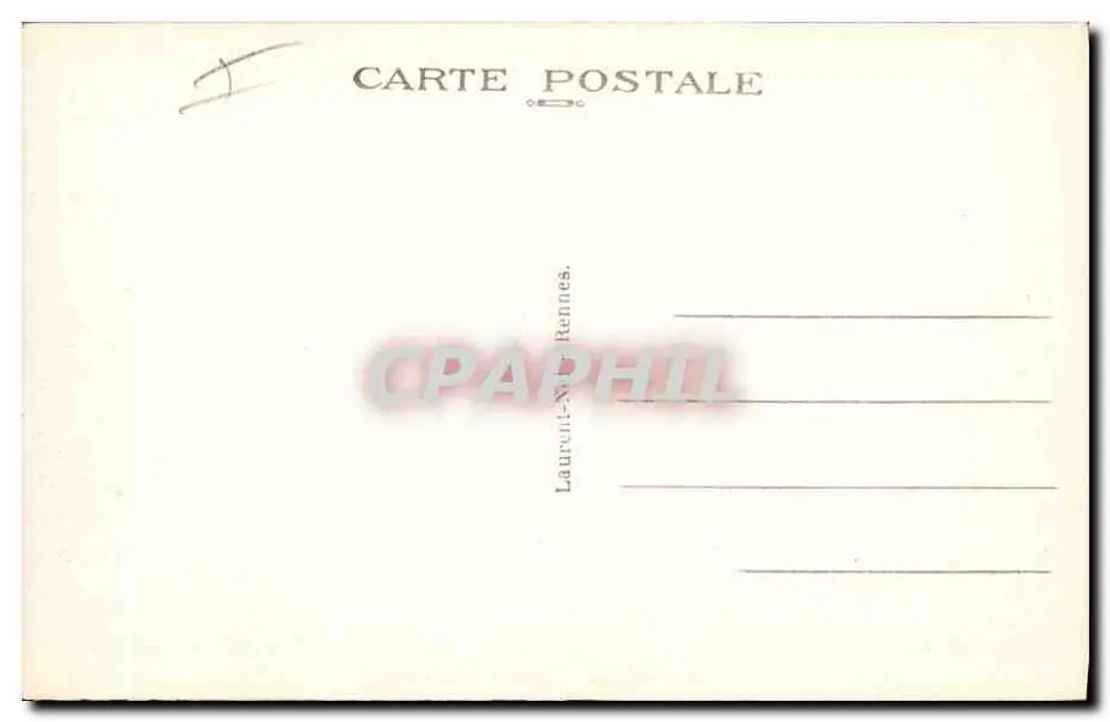Carnac — Dolmen de Kermario — Laurunt-N° Rennes - Verso