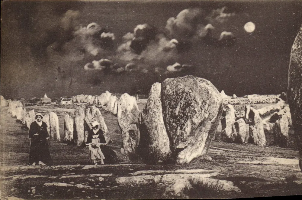 Die Alignements von Ménece im Mondlicht — Carnac — Verlag Laurent Net-Hermites, Nr. 2964 - Vorderseite