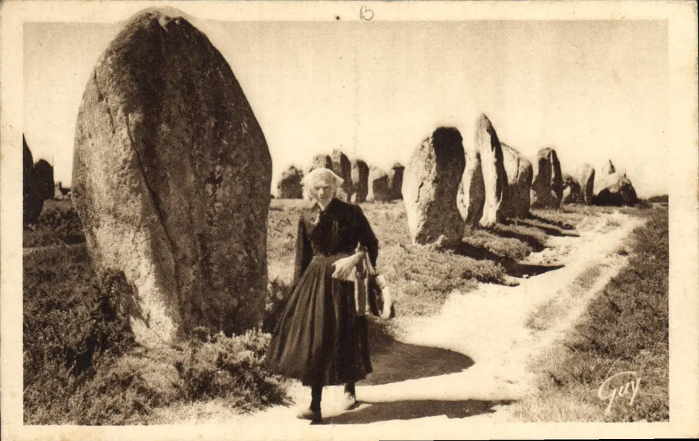 Carnac — Alignements mégalithiques de Kermario — Éditeur André Laconte d'Art « GUY » - Vorderseite