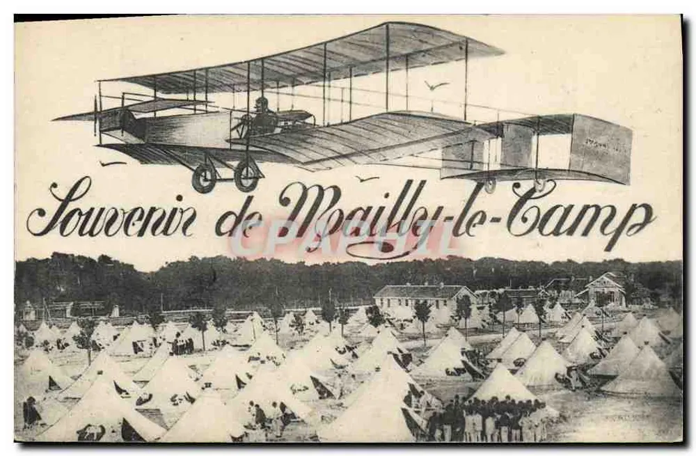 Flugplatz Mailly-le-Camp — Erinnerung an Mailly-le-Camp - Vorderseite