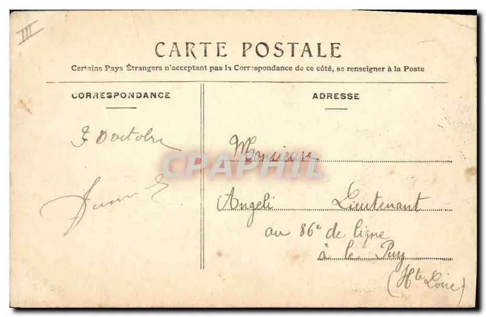 Küstenartillerie — Ladung einer 32 c/m Kanone — Verleger: C. Bouchet & Cie, Nr. 1 - Rückseite