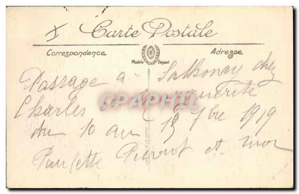 Camp de Sathonay — Infanterie — Einzelübungen — LL. — Selecta - Rückseite