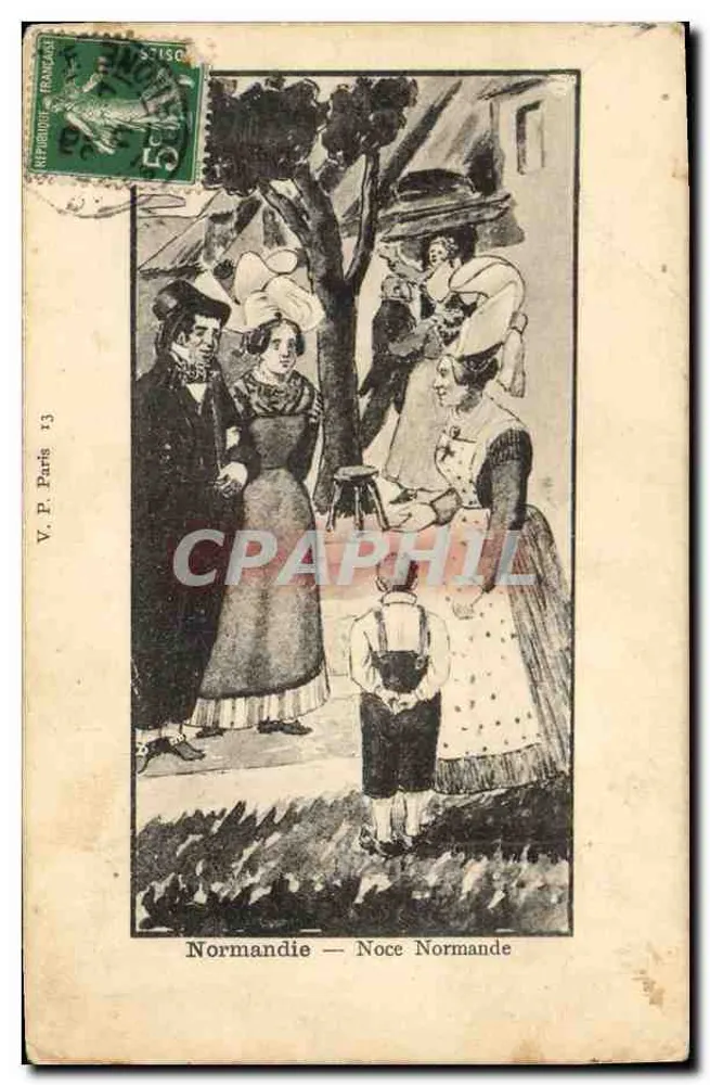 Normandia — Casamento Normando — V. P. Paris 13 - Frente
