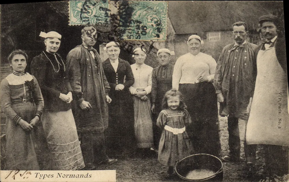 Tipos Normandos — V.P. Paris, N.º 5 - Frente