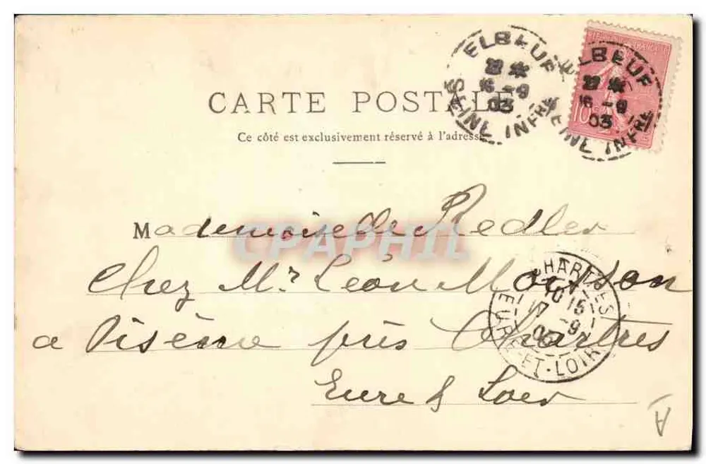 Fermanvillle — La Normandie — Verlag 'Coffres d'Hier' n°36 - Rückseite
