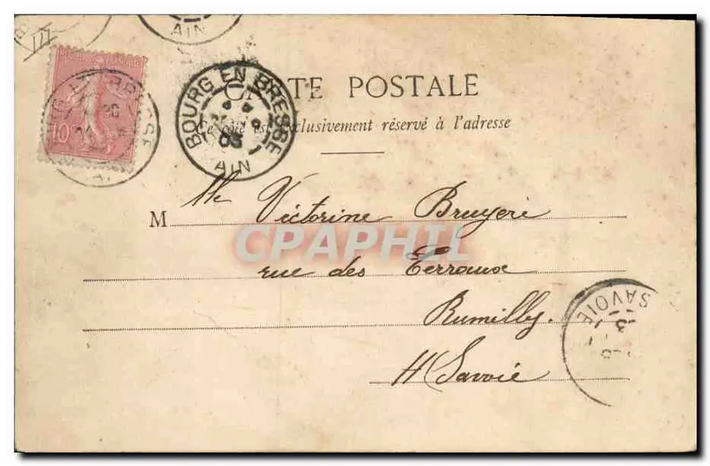 Zwei junge Mädchen — 'Die Karte Postale Hält die Freundschaft Lebendig' — Phototypie A. Bergeret & Cie, Nancy - Rückseite