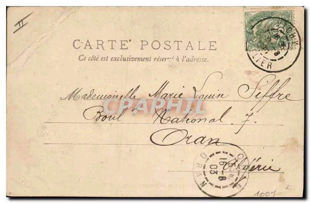 Vichy — Rue du Casino — éditeur Dubuf, n°23 - Rückseite