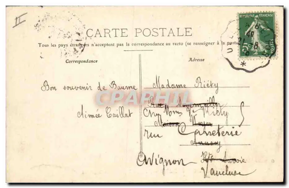 Vallée du CESSERANS — Ancien Moulin de Bléfond — O. Famiel, Dijon - Verso