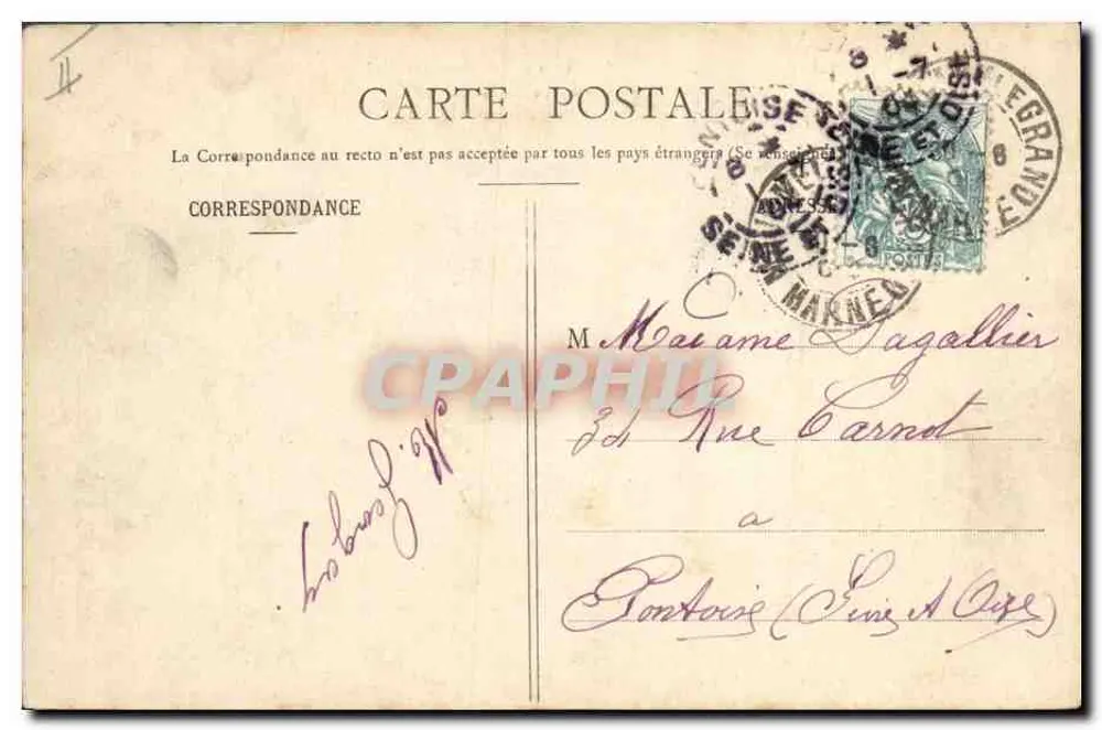Der Mühle von Livry — Umgebung des Châlons-Lagers — Militärverlag Guérin, Mourmelon - Rückseite