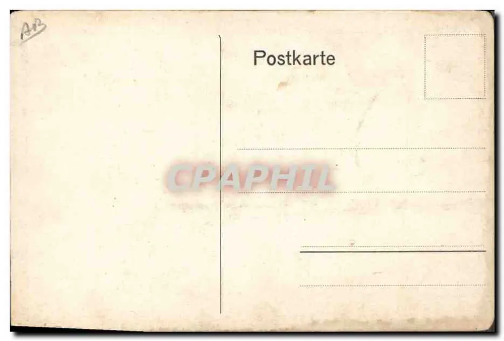 Silhouette einer Frau — Schwarz-Portrait — Seriennummer nicht sichtbar - Rückseite