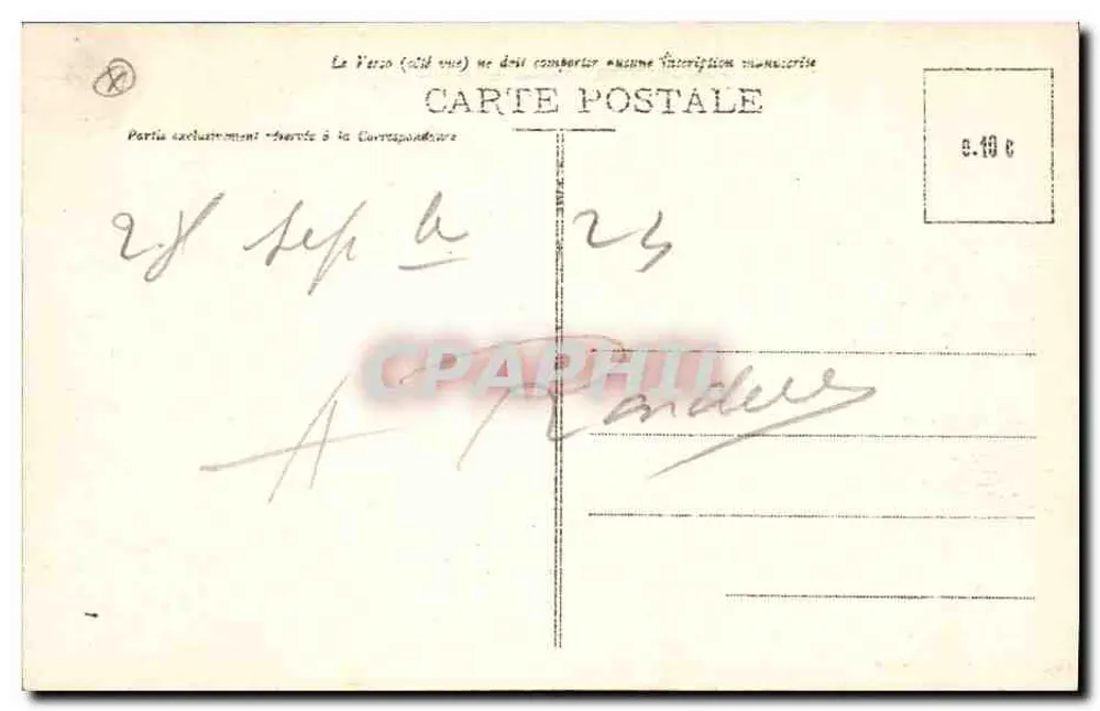 Carnac - Dolmen Kergaval — Kolekcja Laurent-Nel, Rennes, n° 2495 - Rewers