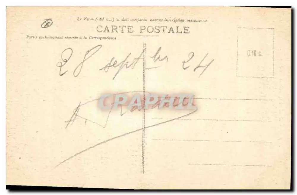 Carnac - Einer Der Riesen Von Ménech — Sammlung Laurent-Nel, Rennes, n° 2359 - Rückseite
