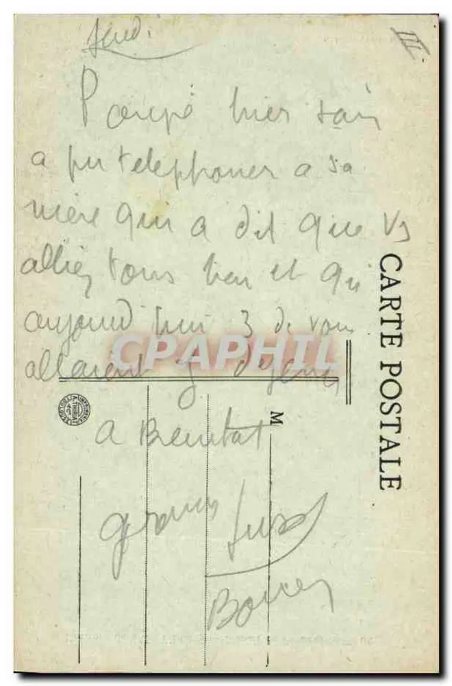 Menhir von Picarel-le-Haut — In der Nähe von Saint-Pons — Edition St-Pons - Rückseite