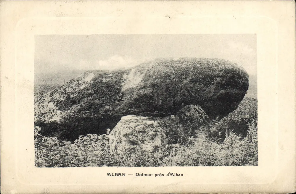 Alban — Dolmen in der Nähe von Alban — Edition R. Vérité - Vorderseite