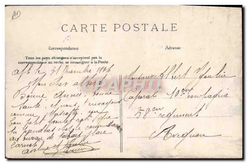 Szenen aus Manövern — Verdientes Ruhen — E.L.D. — Vaucluse - Rückseite