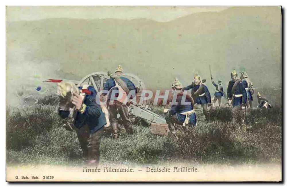 Deutsche Armee — Deutsche Artillerie — G. Sch. Sch. 31039 - Vorderseite