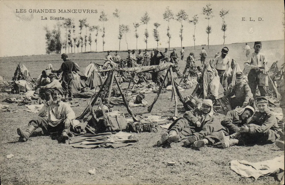 Die Großen Manöver — Die Mittagspause — E.L.D. - Vorderseite